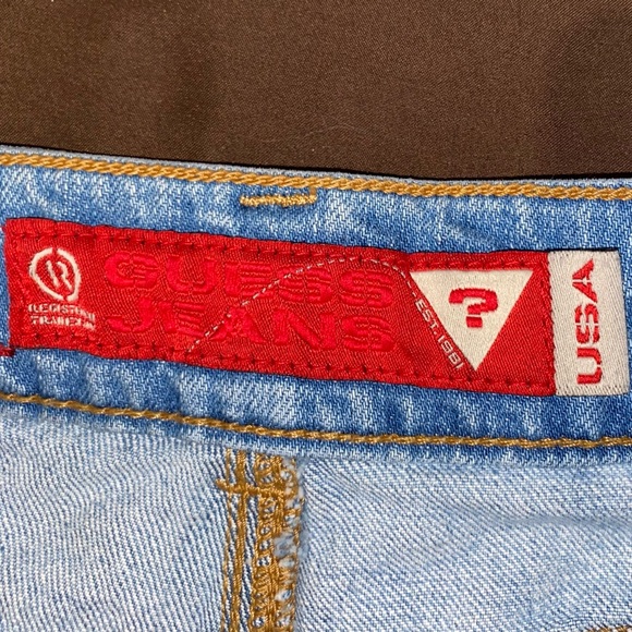 Adorable Denim Guess Mini Skirt - Picture 5 of 6